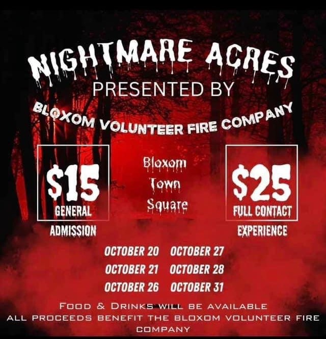 Bloxom VFC presents Nightmare Acres 96.5 &101.5CTG The Variety